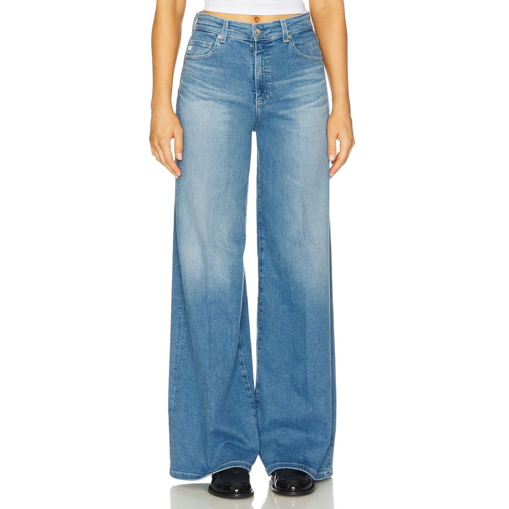 AG Deven High Rise Ultra Wide Leg Jean 25 NEW NWT